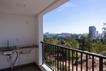 Apartamento para alugar com 48m², 1 quarto e 1 vaga Apartamento para alugar com 48m², 1 quarto e 1 vagaVaranda da Sala/cozinha
