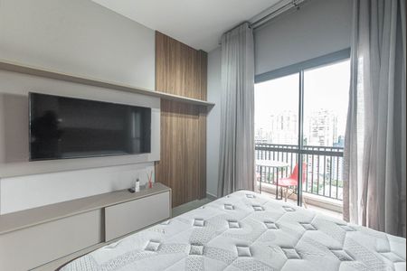 Studio para alugar com 23m², 1 quarto e 1 vaga Studio para alugar com 23m², 1 quarto e 1 vagaQuarto