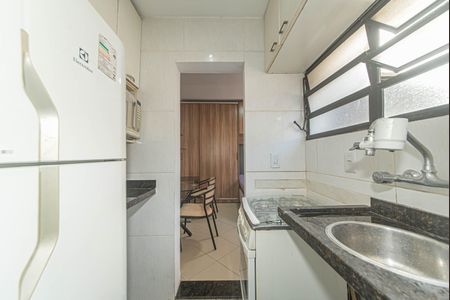 Cozinha de kitnet/studio para alugar com 1 quarto, 16m² em Brooklin, São Paulo