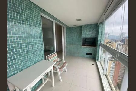 Varanda da Sala de apartamento para alugar com 3 quartos, 190m² em Aparecida, Santos