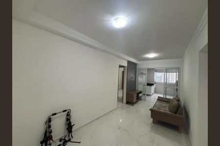 Sala de apartamento para alugar com 2 quartos, 70m² em Boqueirão, Santos