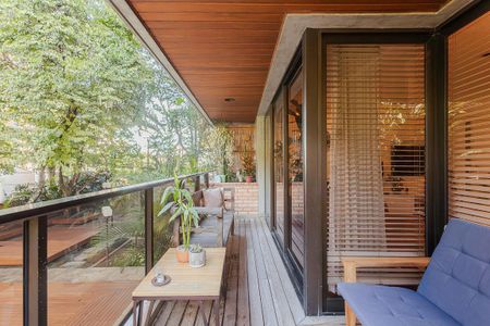 Varanda da Sala de apartamento à venda com 4 quartos, 155m² em Perdizes, São Paulo