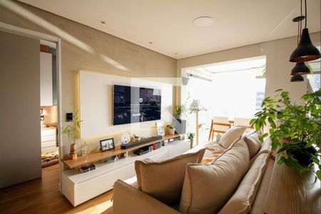 Sala  de apartamento à venda com 1 quarto, 50m² em Pinheiros, São Paulo