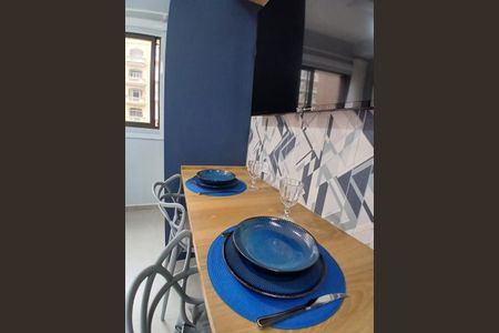 Sala de Jantar de apartamento para alugar com 1 quarto, 17m² em Praça Nova Republica, São Paulo