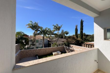 Varanda da Suíte 1 de casa de condomínio à venda com 3 quartos, 325m² em Loteamento Residencial Fazenda São José, Valinhos