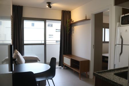 Sala de apartamento para alugar com 1 quarto, 29m² em Pompeia, São Paulo