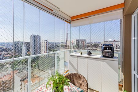 Varanda da Sala de kitnet/studio à venda com 1 quarto, 50m² em Campo Belo, São Paulo