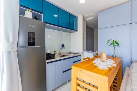 Studio à venda com 50m², 1 quarto e 1 vaga Studio à venda com 50m², 1 quarto e 1 vagaCozinha e Área de Serviço