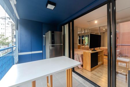 Studio para alugar com 35m², 1 quarto e 1 vagaSacada
