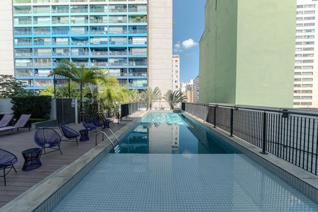 Studio para alugar com 35m², 1 quarto e 1 vagaÁrea comum - Piscina
