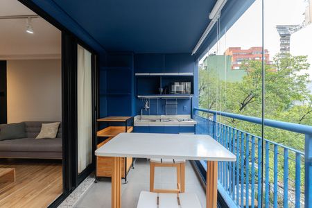 Studio para alugar com 35m², 1 quarto e 1 vagaSacada