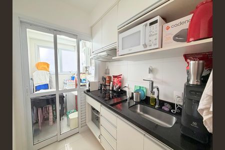 Cozinha de apartamento à venda com 1 quarto, 50m² em Vila Gertrudes, São Paulo
