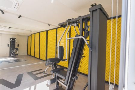 Apartamento para alugar com 42m², 1 quarto e 1 vaga Apartamento para alugar com 42m², 1 quarto e 1 vagaÁrea comum - Academia