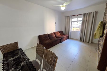 Sala de apartamento para alugar com 1 quarto, 64m² em Canto do Forte, Praia Grande