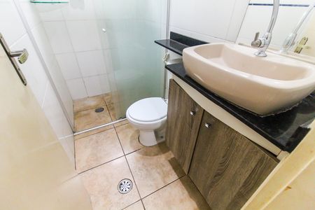 Casa de condomínio para alugar com 80m², 2 quartos e 1 vagaBanheiro