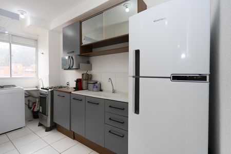cozinha de apartamento para alugar com 2 quartos, 42m² em Vila Andrade, São Paulo