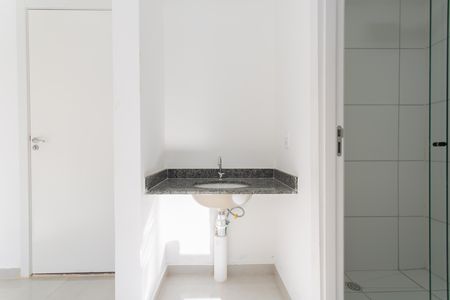 Apartamento para alugar com 35m², 2 quartos e sem vaga Apartamento para alugar com 35m², 2 quartos e sem vagaBanheiro / Lavatório