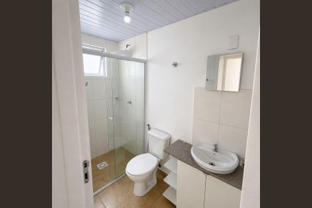 Banheiro de apartamento para alugar com 2 quartos, 54m² em Ponte do Imaruim, Palhoça
