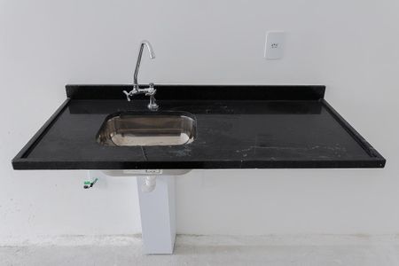 Cozinha de kitnet/studio à venda com 1 quarto, 25m² em Pinheiros, São Paulo
