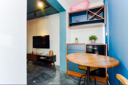 Studio para alugar com 36m², 1 quarto e 1 vagaVaranda