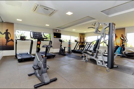 Studio para alugar com 36m², 1 quarto e 1 vaga Studio para alugar com 36m², 1 quarto e 1 vagaAcademia