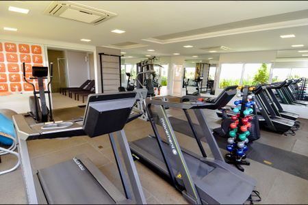 Studio para alugar com 36m², 1 quarto e 1 vaga Studio para alugar com 36m², 1 quarto e 1 vagaAcademia