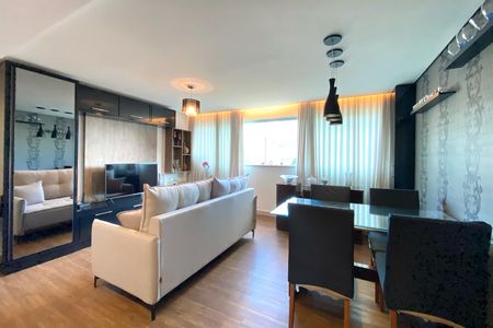 Sala de apartamento à venda com 3 quartos, 100m² em União, Belo Horizonte