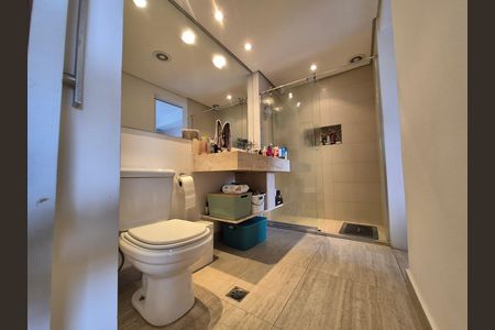 Banheiro da Suíte 1 de apartamento para alugar com 1 quarto, 49m² em Vila Andrade, São Paulo