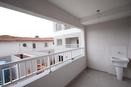 Apartamento para alugar com 30m², 2 quartos e sem vagaVaranda da Sala e área de serviço 