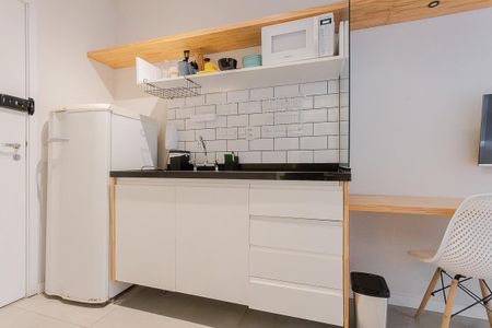 Studio à venda com 27m², 1 quarto e sem vagaCozinha