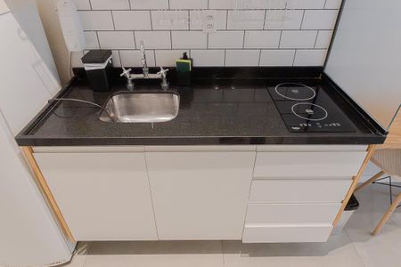 Studio à venda com 27m², 1 quarto e sem vagaCozinha