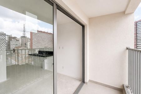 Varanda de kitnet/studio à venda com 1 quarto, 22m² em Bela Vista, São Paulo