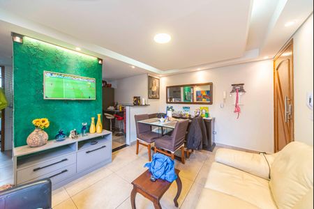Sala de apartamento à venda com 2 quartos, 55m² em Jardim Alvorada, Santo André