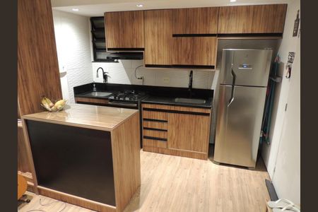Cozinha de apartamento à venda com 1 quarto, 48m² em Santa Teresa, Rio de Janeiro