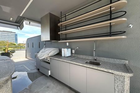 Apartamento para alugar com 40m², 1 quarto e 1 vaga Apartamento para alugar com 40m², 1 quarto e 1 vagaÁrea comum - Churrasqueira