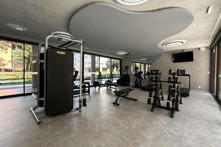 Apartamento para alugar com 40m², 1 quarto e 1 vaga Apartamento para alugar com 40m², 1 quarto e 1 vagaÁrea comum - Academia