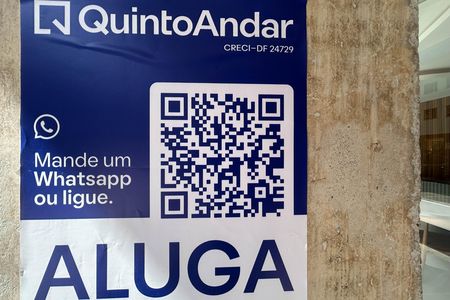 Apartamento para alugar com 40m², 1 quarto e 1 vaga Apartamento para alugar com 40m², 1 quarto e 1 vagaPlaca