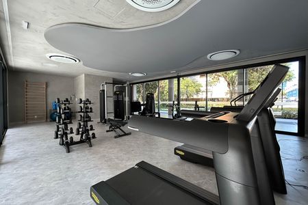 Apartamento para alugar com 40m², 1 quarto e 1 vaga Apartamento para alugar com 40m², 1 quarto e 1 vagaÁrea comum - Academia