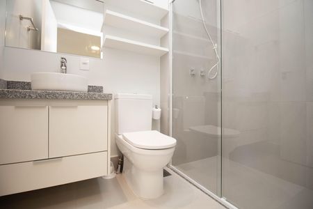Apartamento para alugar com 40m², 1 quarto e 1 vaga Apartamento para alugar com 40m², 1 quarto e 1 vagaBanheiro Social