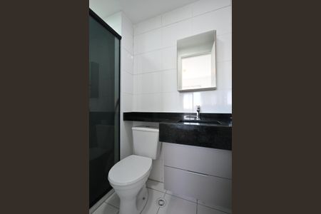 Banheiro Suíte  de apartamento para alugar com 1 quarto, 24m² em Panamby, São Paulo