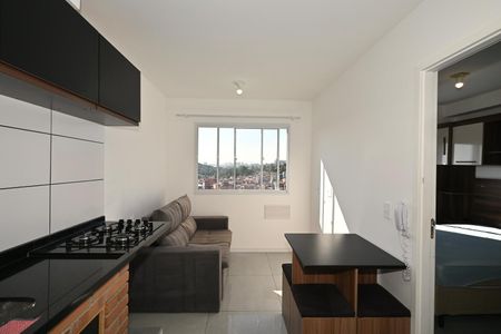 Sala de apartamento para alugar com 1 quarto, 24m² em Panamby, São Paulo