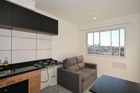Sala de apartamento para alugar com 1 quarto, 24m² em Panamby, São Paulo