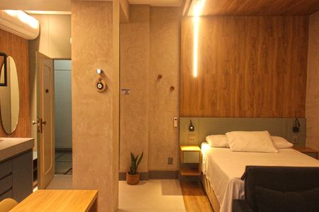 Studio de kitnet/studio para alugar com 1 quarto, 45m² em Ponta da Praia, Santos