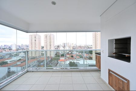 Varanda da Sala de apartamento para alugar com 2 quartos, 75m² em Vila Monte Alegre, São Paulo
