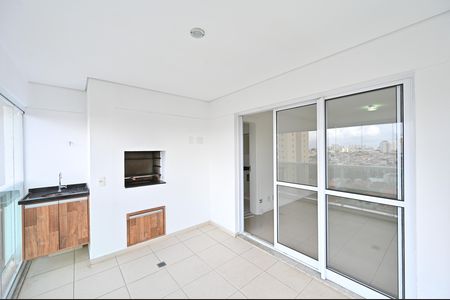 Varanda da Sala de apartamento para alugar com 2 quartos, 75m² em Vila Monte Alegre, São Paulo