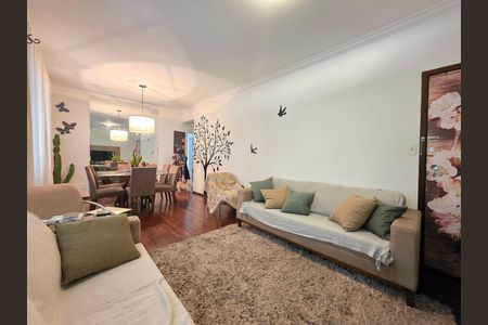 Sala  de apartamento à venda com 3 quartos, 120m² em Funcionários, Belo Horizonte