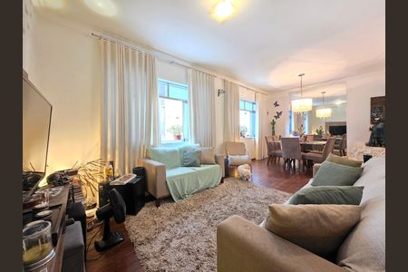 Sala de apartamento à venda com 3 quartos, 120m² em Funcionários, Belo Horizonte