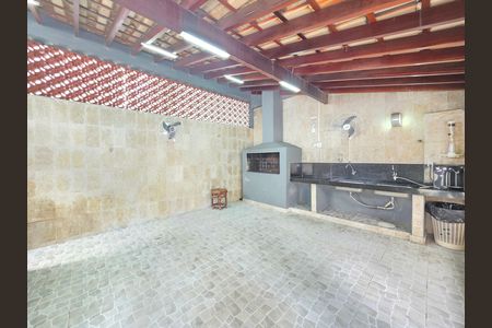 Espaço gourmet  de apartamento à venda com 3 quartos, 120m² em Funcionários, Belo Horizonte