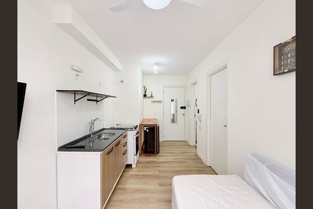 Sala de apartamento para alugar com 1 quarto, 24m² em Santo Amaro, São Paulo