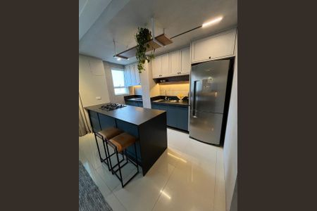 cozinha de apartamento à venda com 2 quartos, 73m² em Vila da Serra, Nova Lima